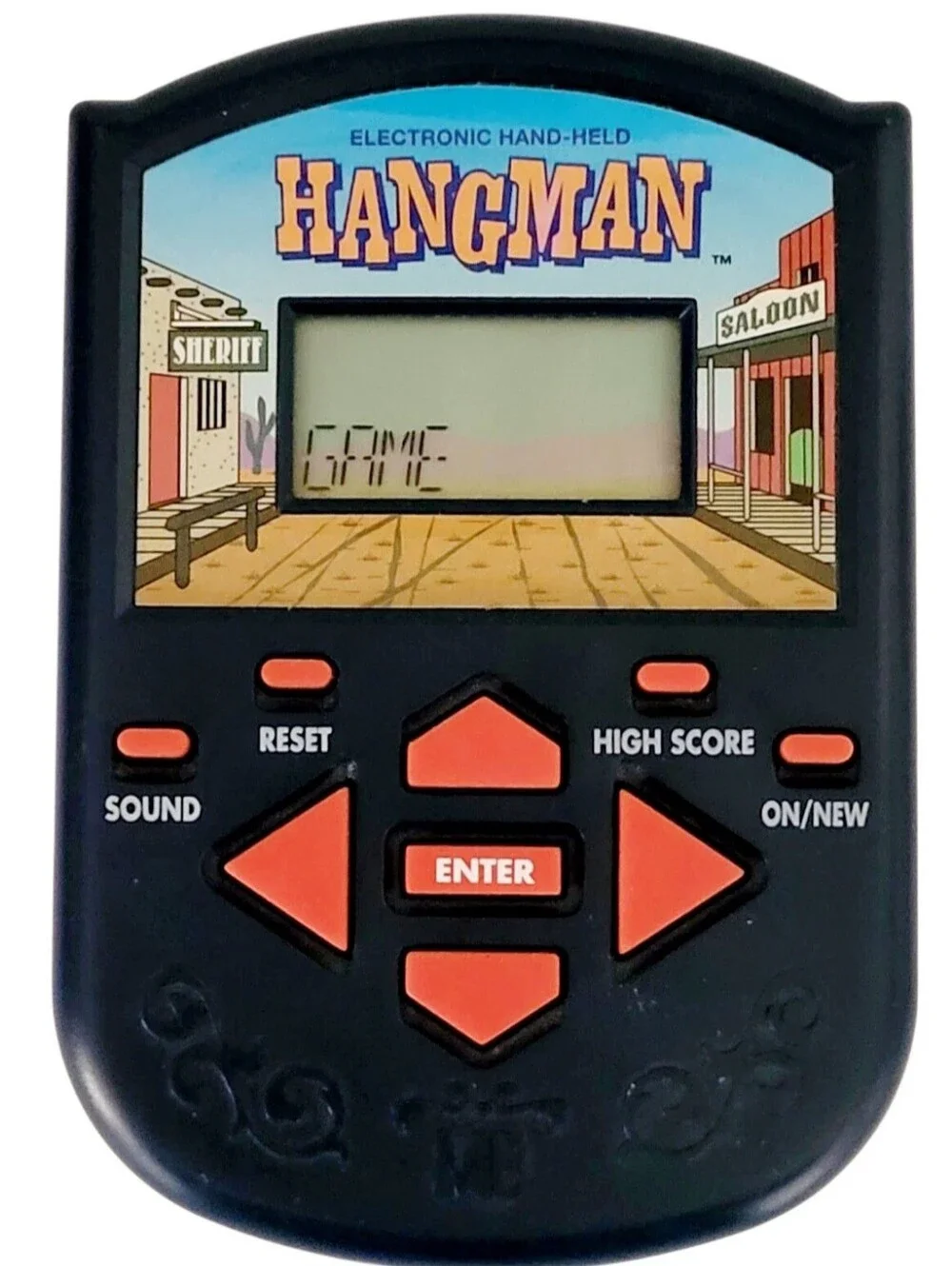 1995 Milton Bradley Hangman Electronic Handheld Game W/Batteries TESTED WORKING